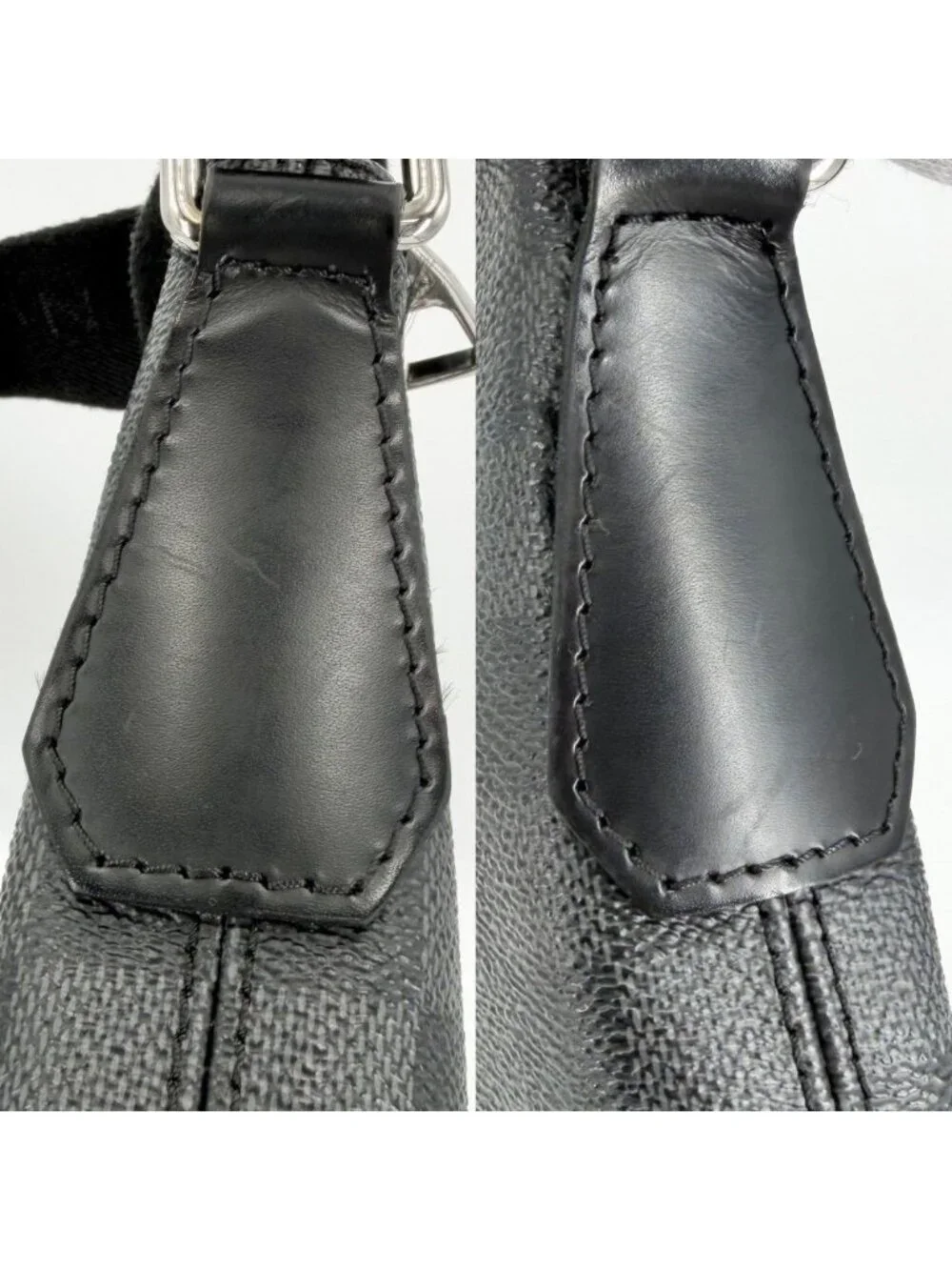 Louis Vuitton Shoulder Bag Damier Graphite Mick PM Bag Crossbody Black Silver